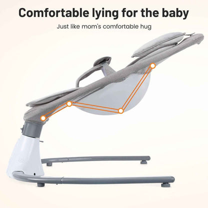 OYAJIA Bluetooth Electric Baby Swing Infant Cradle Bouncer Rocker Chair w/ Yaotu
