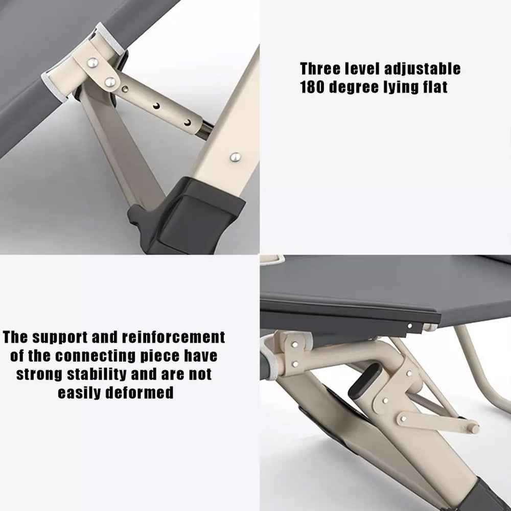 Outdoor Reclining Zero Gravity Chair Extra Wide Adjustable Garden Sun Lounger UK