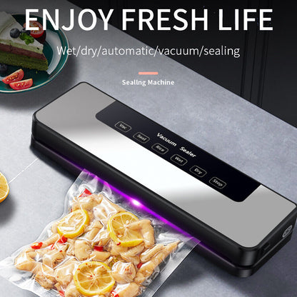 Electric Food Vacuum Sealer Automatic Dry Wet Sealing Packaging Machine +40 Bags