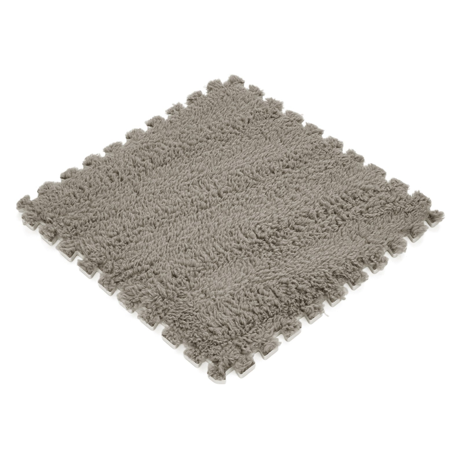 Plush EVA Foam Carpet Tiles 12/24pcs Interlocking Floor Mat Soft Cozy Anti-slip