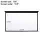 Electric Motorised Projector Screen 3D HD Home Theater Projection 16:9 4:3 Sizes