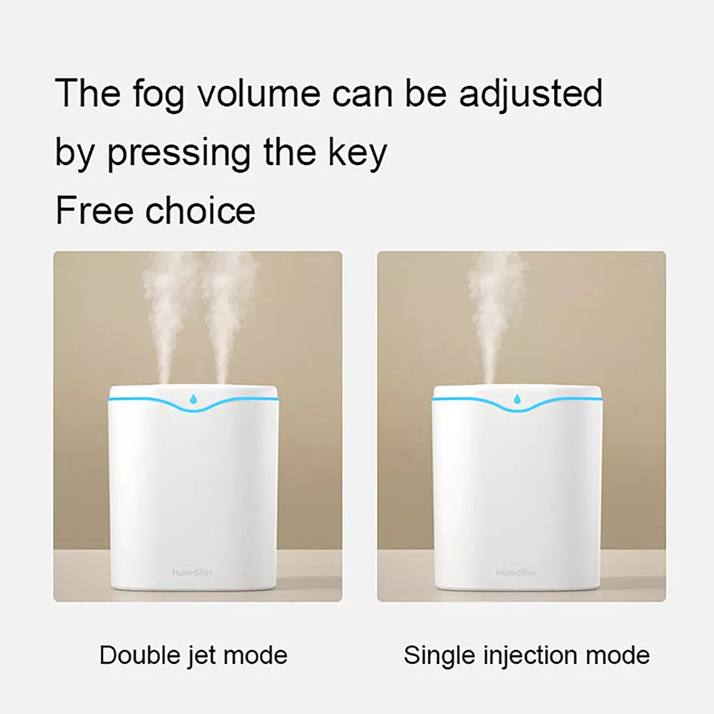 2000ML USB Air Humidifier Double Spray Essential Oil Aromatherapy Diffuser - Ceenaz Store