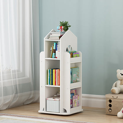 360° Rotating Kids Children Bookshelf Floor Book Shelf Rack Toy Storage Bookcase