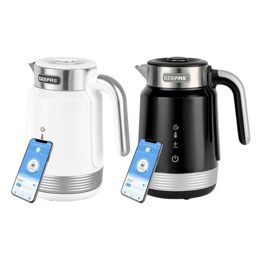 GEEPAS 1.7L Smart Stainless-Steel Digital Kettle Alexa Google Voice 2200W