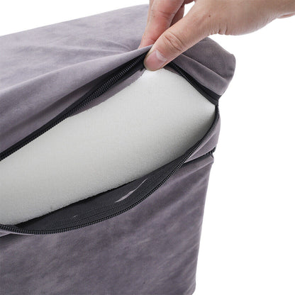 3/4/5 Steps Dog Stairs Pet For Bed Sofa Cats Ladder Ramp With Removable Cover UK