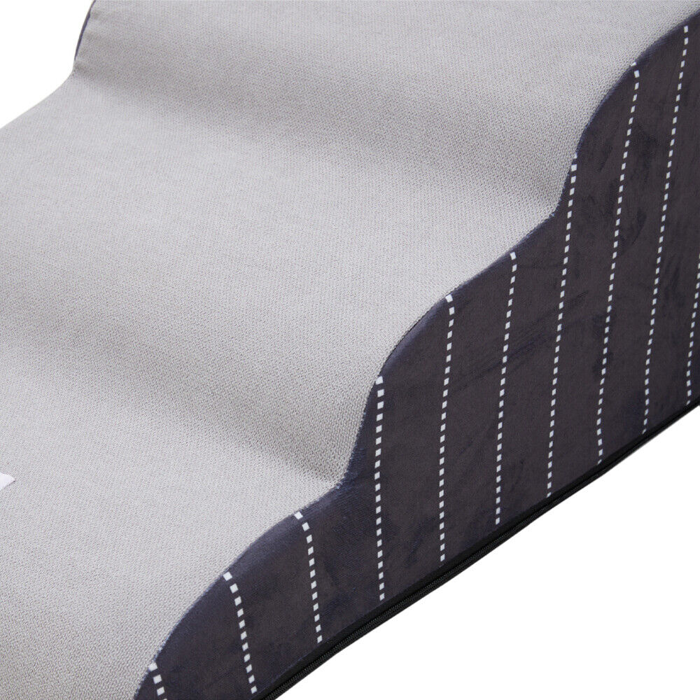 3/4/5 Steps Dog Stairs Pet For Bed Sofa Cats Ladder Ramp With Removable Cover UK