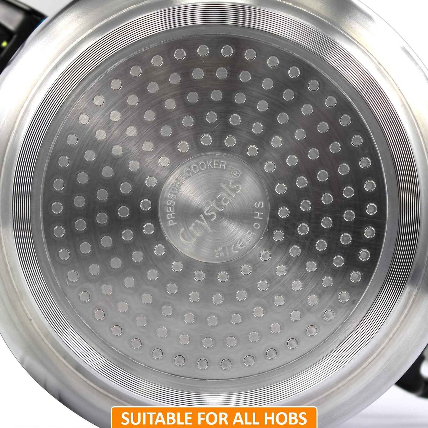 3.5/6/7.5 Litre Dual Handle aluminum Pressure Cooker Kitchen Catering Cookware