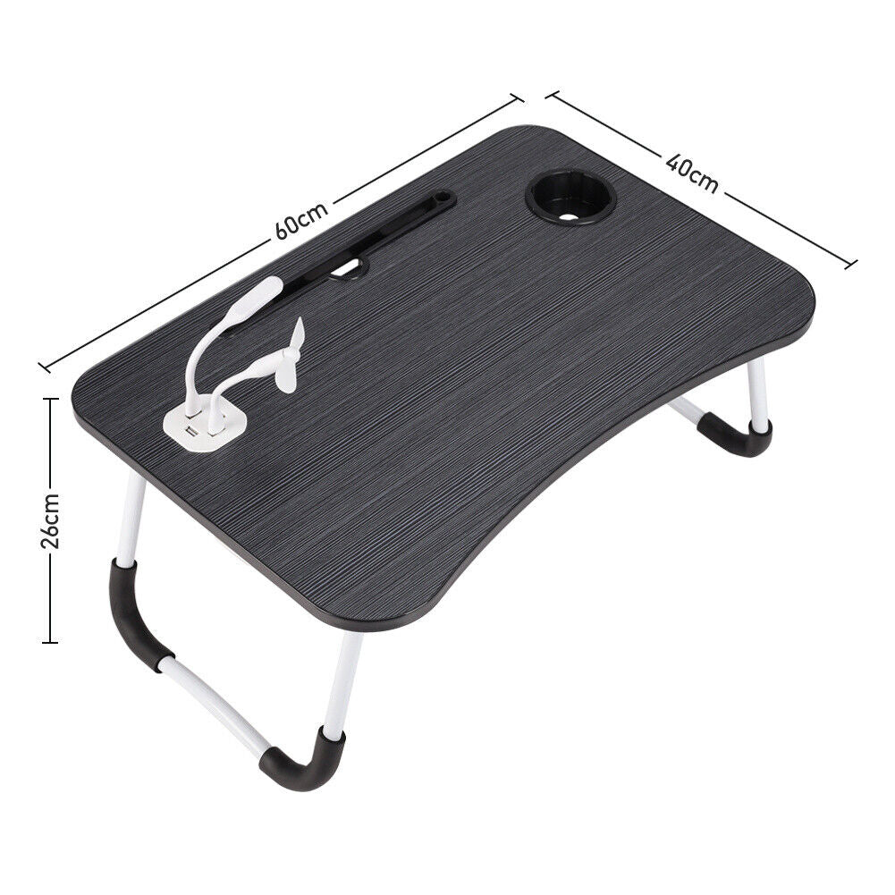 Folding Laptop Bed Table Sofa Breakfast Tray Portable Computer Lap Desk Stand