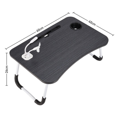 Folding Laptop Bed Table Sofa Breakfast Tray Portable Computer Lap Desk Stand