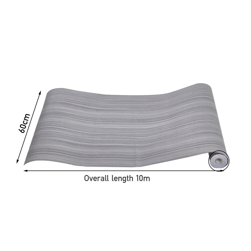 10M Wood Effect Self Adhesive Wallpaper Vinyl Film Roll Furniture Door Stickers