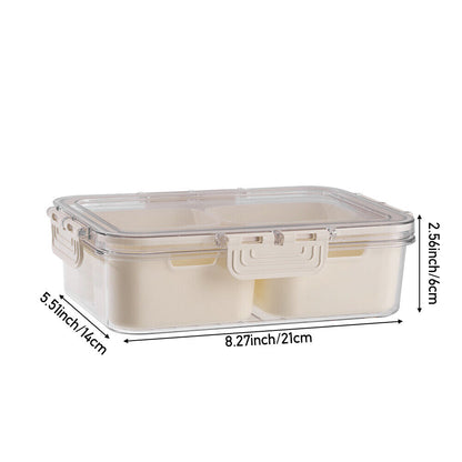Fridge Box Holder Kitchen Cupboard Organiser Food Storage Dividers Container Lid