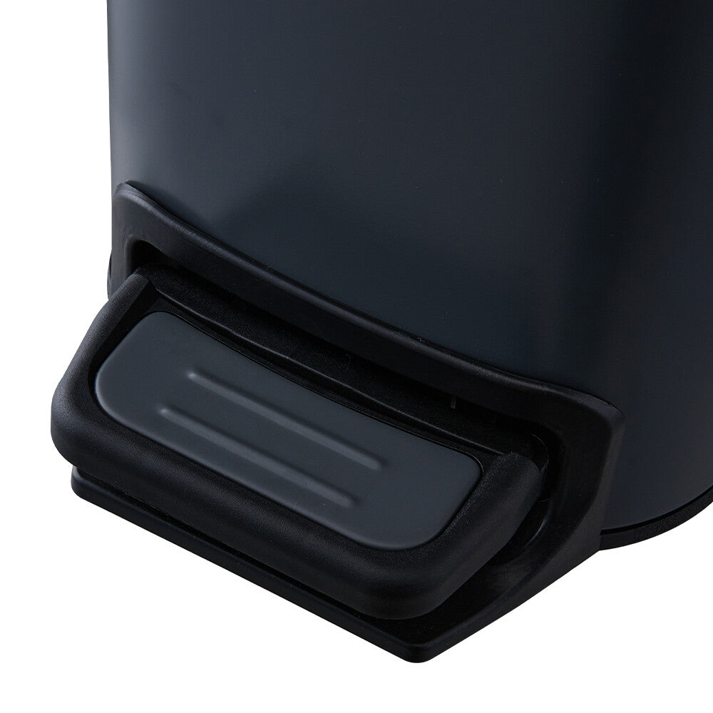 Pedal Bin Dustbin Stainless Steel Waste w/Bucket & Removable Lid Kitchen Bedroom