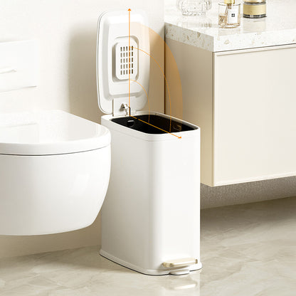 Pedal Bin Dustbin Stainless Steel Waste w/Bucket & Removable Lid Kitchen Bedroom