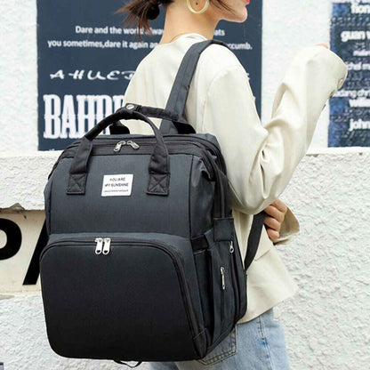 Baby Changing Bag Diaper Bag Large Nappy Backpack with Portable Changing Mat UK