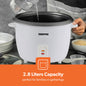 GEEPAS Electric Rice Cooker Steamer Pot 3 in 1 Cooking Non Stick Keep Warm