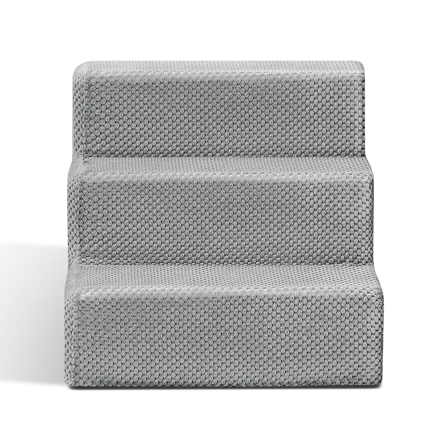 3/4/5 Steps Dog Stairs Pet For Bed Sofa Cats Ladder Ramp With Removable Cover UK