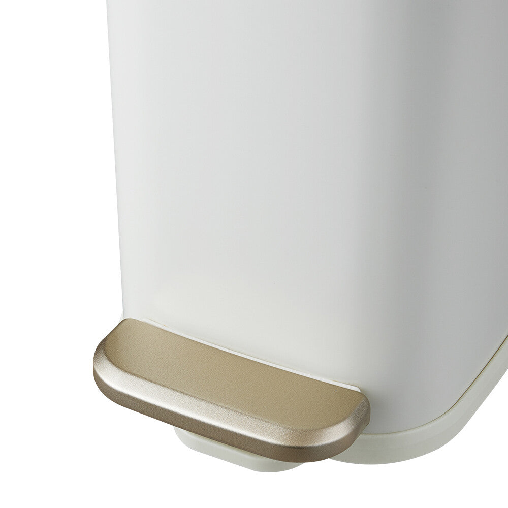 Pedal Bin Dustbin Stainless Steel Waste w/Bucket & Removable Lid Kitchen Bedroom