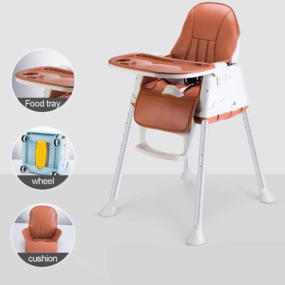 Adjustable 3-In-1 Baby Highchair Infant High Feeding Seat Toddler Table Chair UK