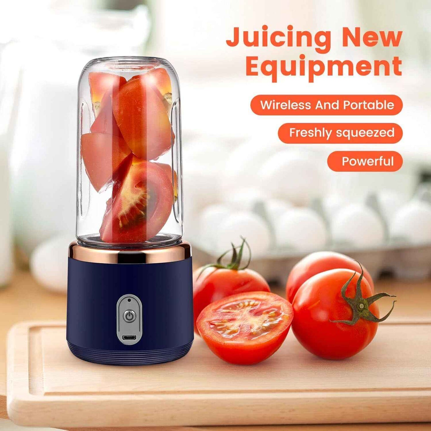 Electric Juice Maker Portable Blender Smoothie Mini Juicer Fruit Machine 400ml