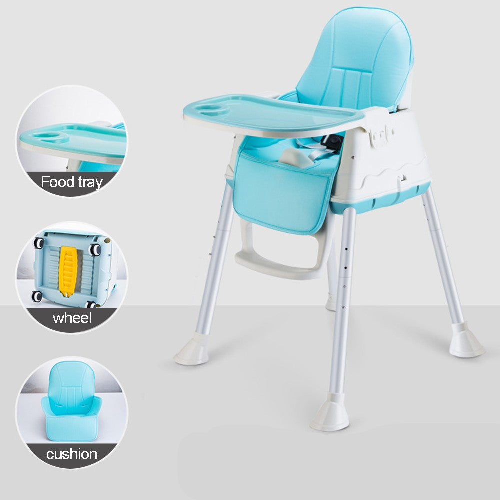 Adjustable 3-In-1 Baby Highchair Infant High Feeding Seat Toddler Table Chair UK