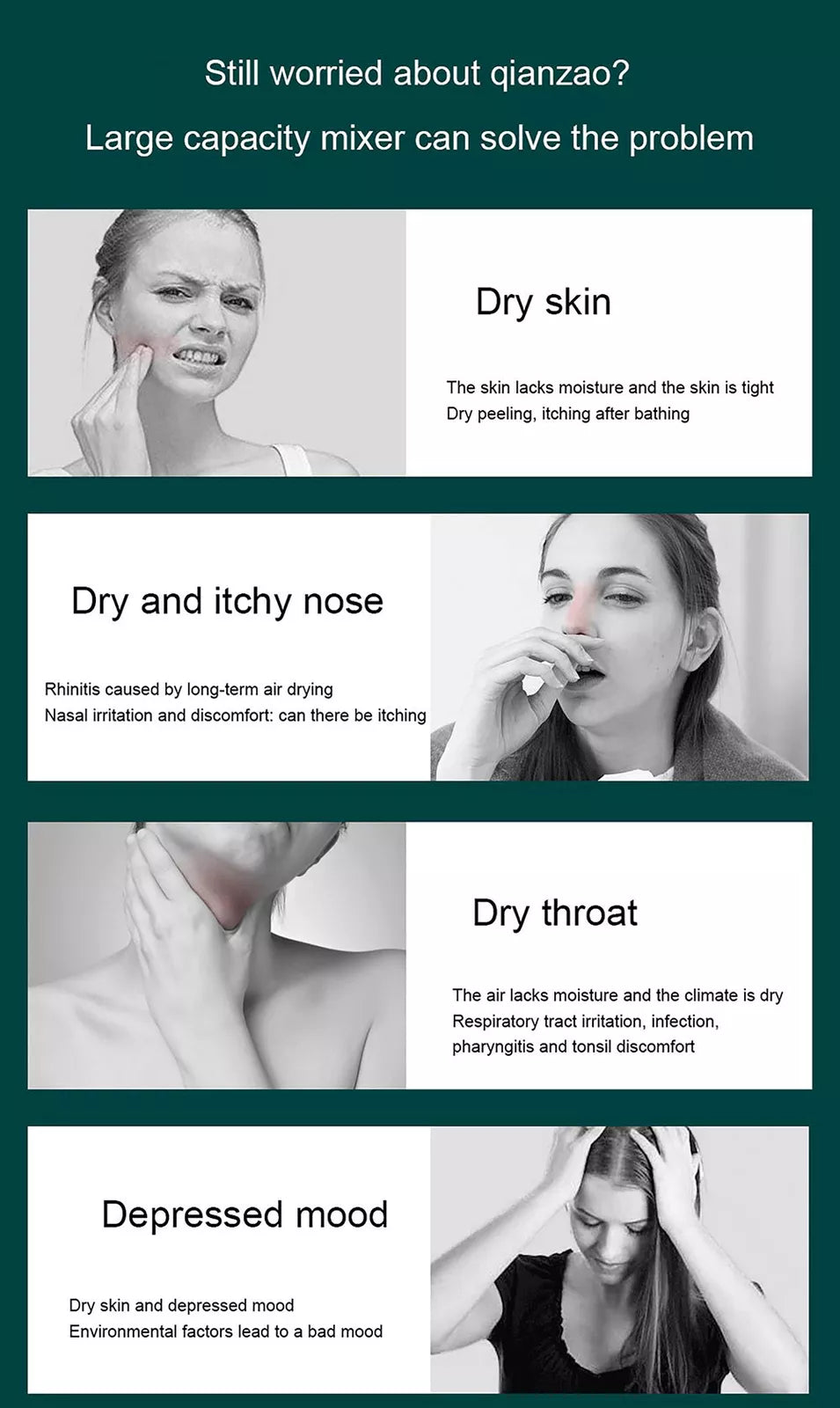 2000ML USB Air Humidifier Double Spray Essential Oil Aromatherapy Diffuser - Ceenaz Store