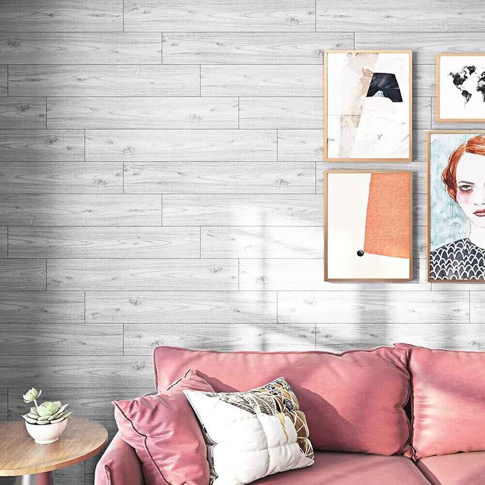 5m² Floor Planks Tiles Self Adhesive Wood Effect Vinyl Flooring Kitchen Bathroom