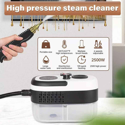 2500W Portable Handheld Steam Cleaner High Temperature Steam Cleaning Machine UK