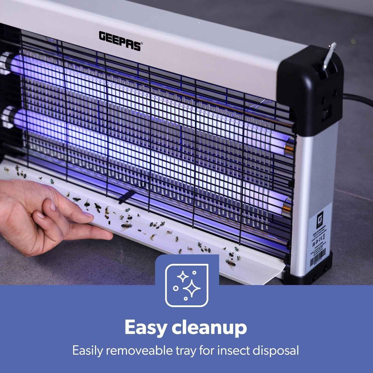 GEEPAS 30W Electric UV Light Insect Mosquito Fly Bug Zapper Killer