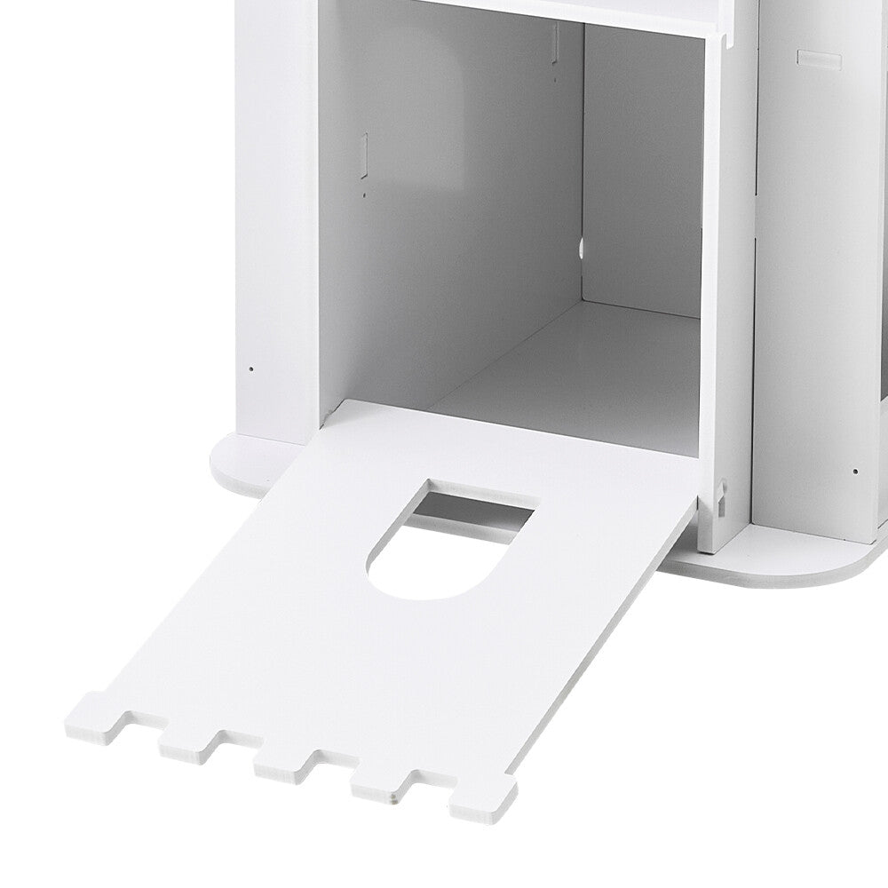 360° Rotating Kids Children Bookshelf Floor Book Shelf Rack Toy Storage Bookcase