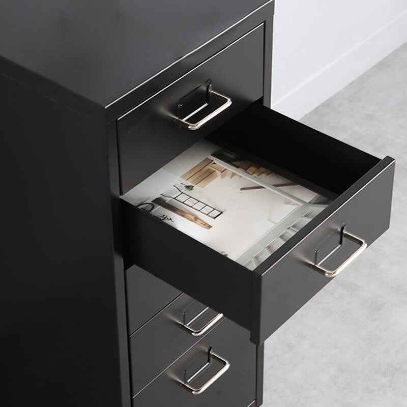 3/5/6/8 Drawers Mobile Metal Desk Office Pedestal Storage Filing Cabinets Unit