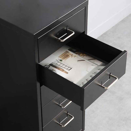 3/5/6/8 Drawers Mobile Metal Desk Office Pedestal Storage Filing Cabinets Unit