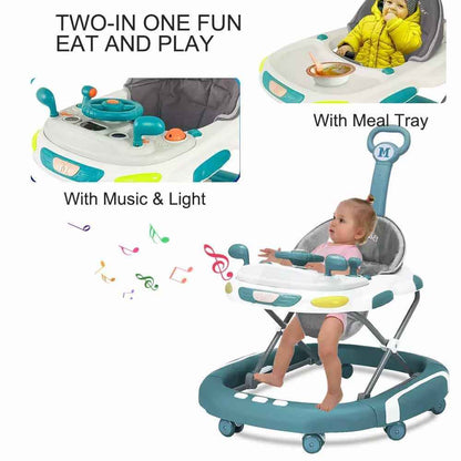 Baby Walker/Rocker Bouncer First Steps Push Along Activity Music Ride On Car.UK