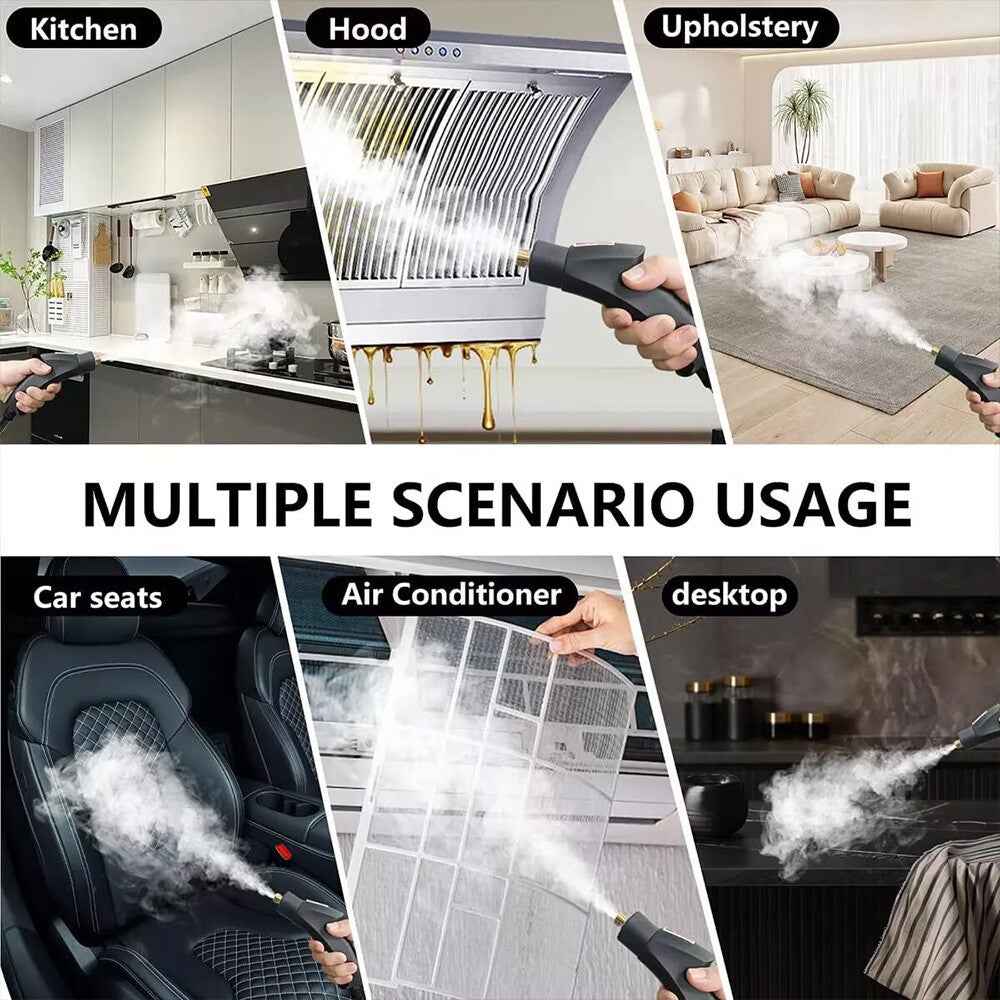 2500W Portable Handheld Steam Cleaner High Temperature Steam Cleaning Machine UK