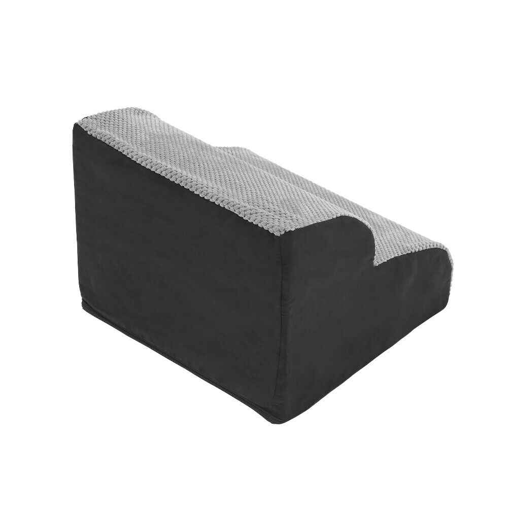 3/4/5 Steps Dog Stairs Pet For Bed Sofa Cats Ladder Ramp With Removable Cover UK