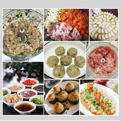 2/3/5L Electric Meat Grinder Mincer Mixer Blender Food Chopper Processor Blender