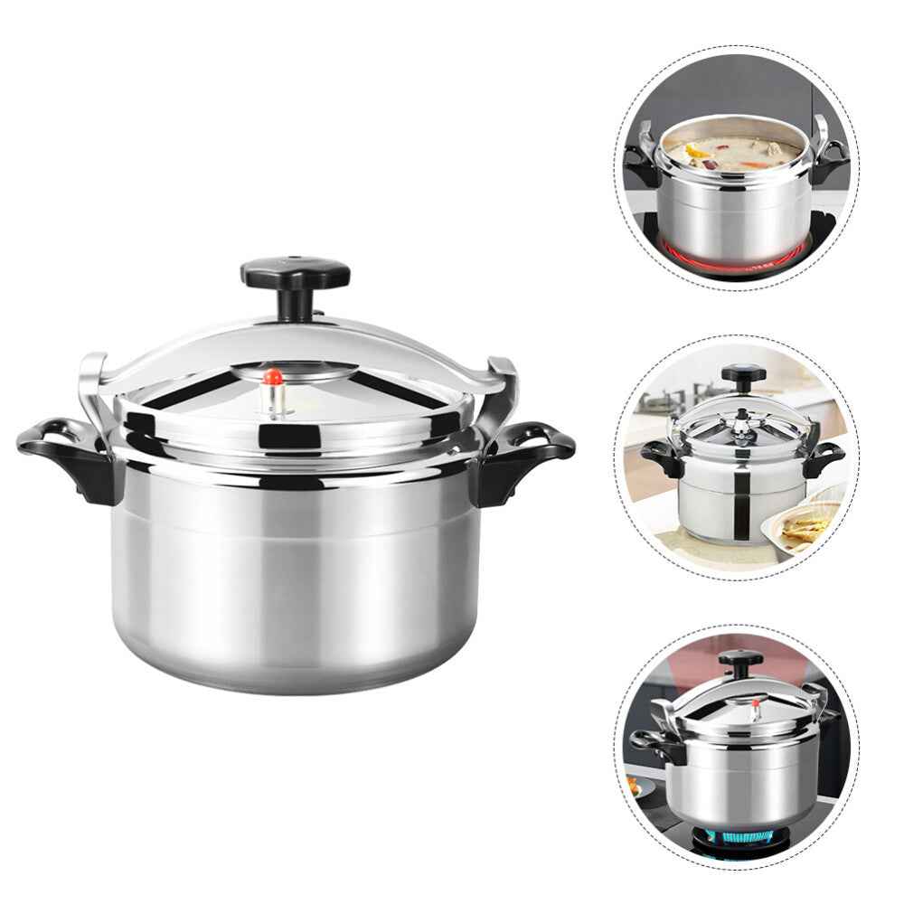 Aluminium Pressure Cooker Quick with Lid Latch Indicator 7L-11L Explosion-Proof