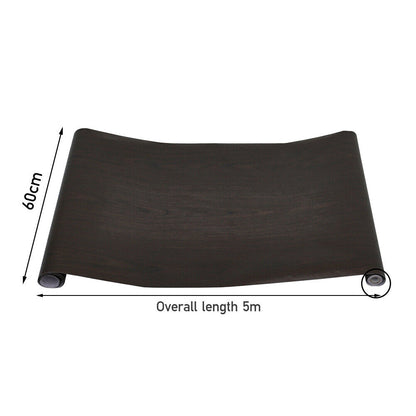 10M Wood Effect Self Adhesive Wallpaper Vinyl Film Roll Furniture Door Stickers
