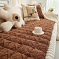 Thick Warm Plush Sofa Slip Covers Non Slip Throw Couch Cover Furniture Protector