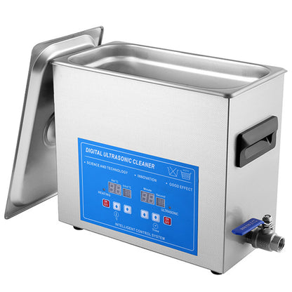 7L Ultrasonic Cleaner Timer Watch Jewellery Coins Cleaning Machine With Basket