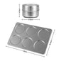 12x Magnetic Spice Jars BBQ Shaker Lids Seasoning Tins Container Stainless Steel