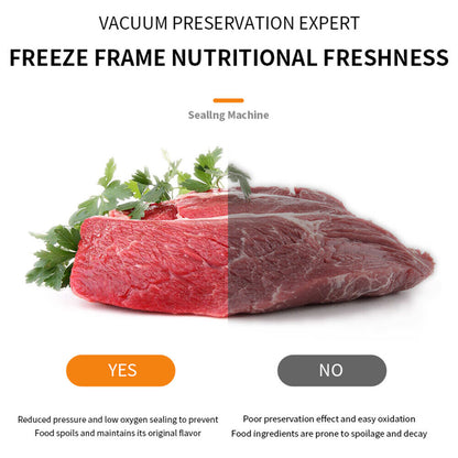 Electric Food Vacuum Sealer Automatic Dry Wet Sealing Packaging Machine +40 Bags