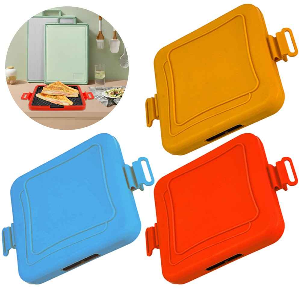 Microwave Sandwich Toaster Waffle Maker Grill Toastie Panini Press Griddle New