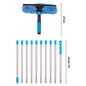 4.3M Long Telescopic Rod 2-in-1 Window Glass Cleaner Wipe & Scraper Cleaning Kit