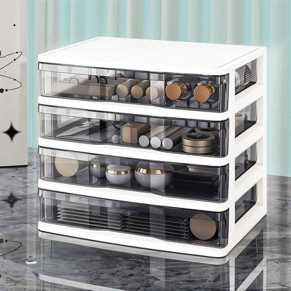 3/4/5 Small Plastic Drawer Storage Tower Organizer Box Office Desktop Tabletop