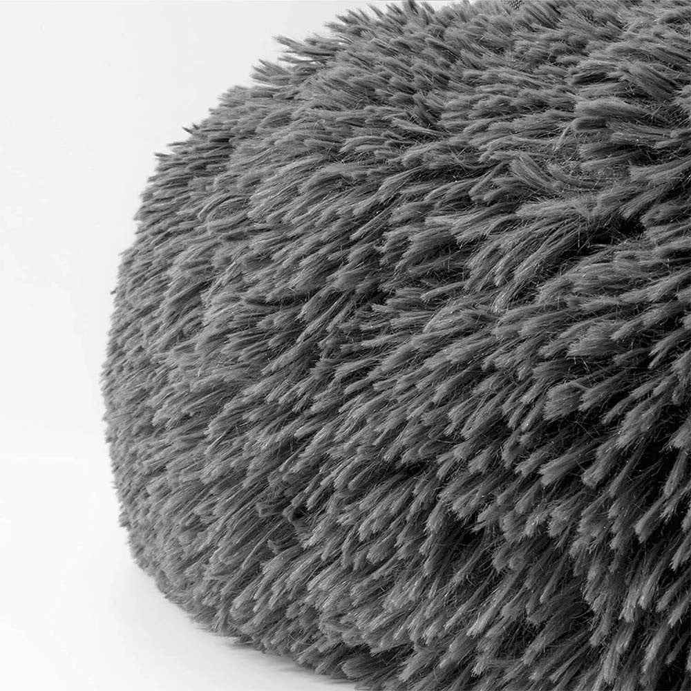 Dog Bed Donut Large Soft Plush Cat Bed XL For Calming Pet Anti-anxiety Washable