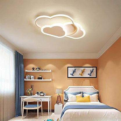 Dimmable LED Ceiling Light Modern Chandeliers Kid's Room Bedroom Cloud Lamp Tool