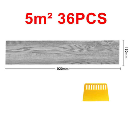 5m² Floor Planks Tiles Self Adhesive Wood Effect Vinyl Flooring Kitchen Bathroom