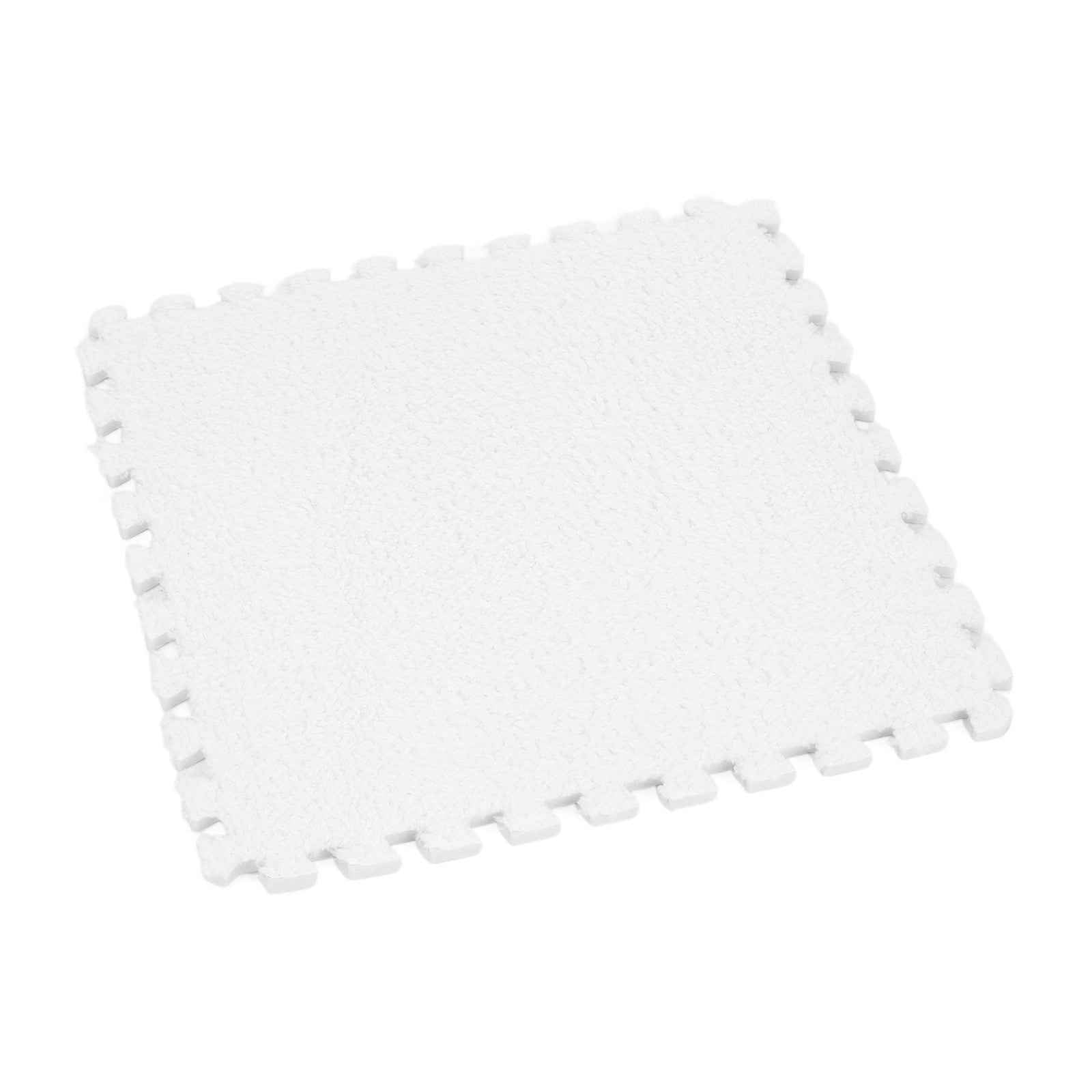 24pcs Interlocking Floor Mat Plush Foam Carpet Tiles Fluffy Square Area Carpets