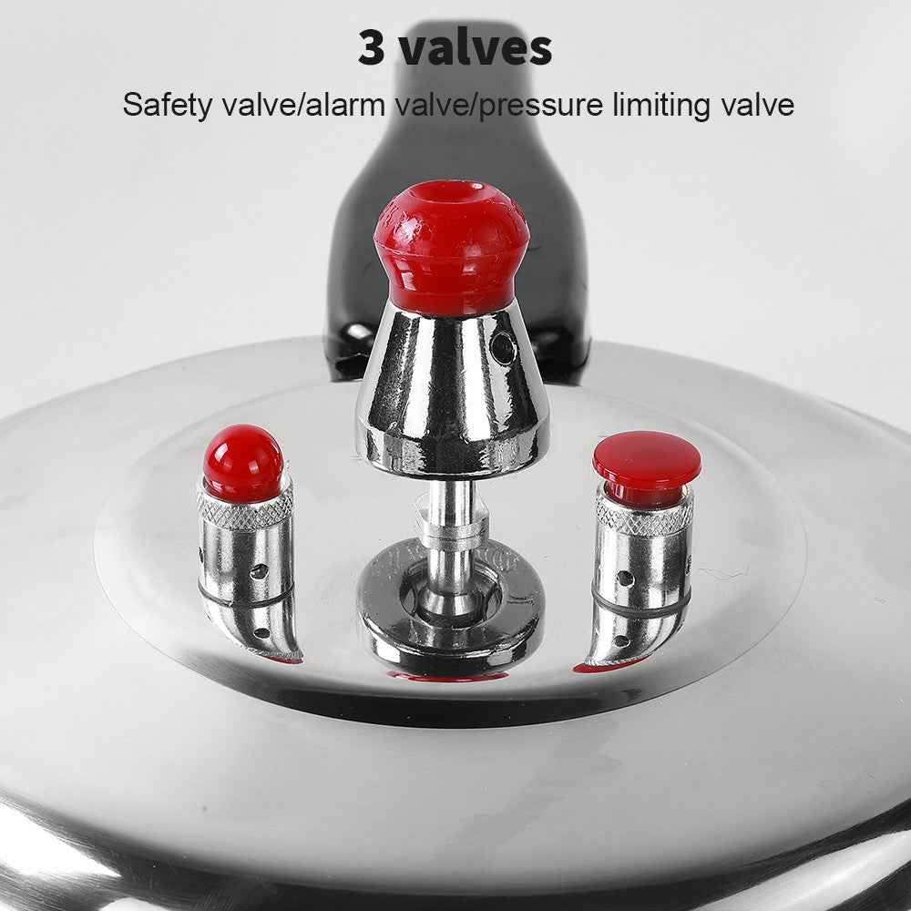 5/7/9 Litre Home Dual Handle aluminum Pressure Cooker Kitchen Catering Cookware