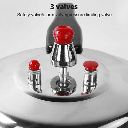 5/7/9 Litre Home Dual Handle aluminum Pressure Cooker Kitchen Catering Cookware